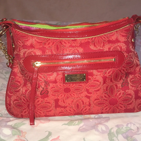 Sharif Studio Red Shoulder Bag - NWOT - Picture 6 of 16